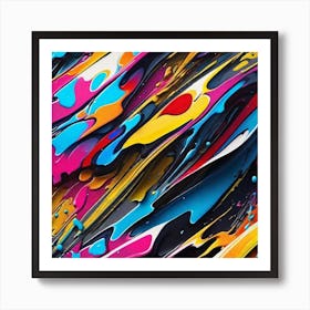 Abstract Painting 107 Art Print