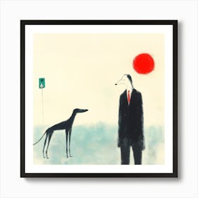 Dogs And Their People LVI Art Print