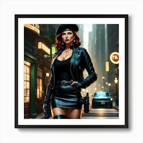 Sexy Woman Art Print