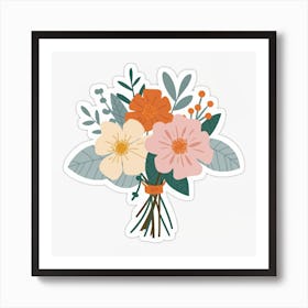 Bouquet Of Flowers 3 Art Print