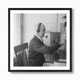 Telephone Operators, Littlefork, Minnesota By Russell Lee Art Print