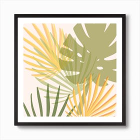 Tropical Leaves Art Print