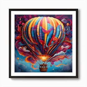 Hot Air Balloon Art Print