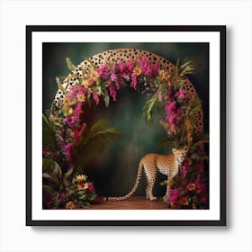 Cheetah In The Jungle Art Print