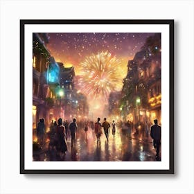 New Year'S Eve Art Print