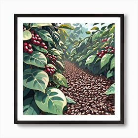 Coffee Beans 7 Art Print