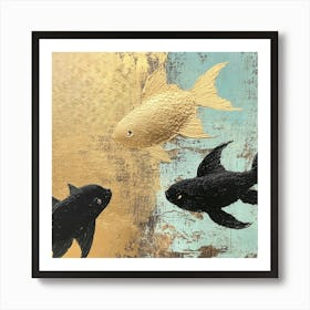 Gold Fish Art Art Print