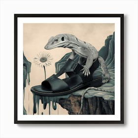 Monitor Lizard 3 Art Print