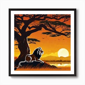 Lion King 24 Art Print