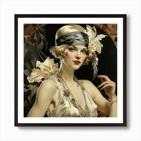 The Flapper Frank Xavier Leyendecker Art Print 3 Art Print