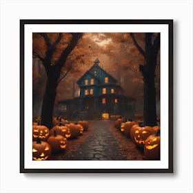 Haunted House 5 Art Print