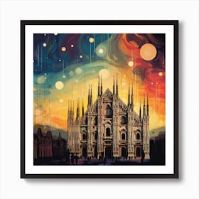 Milan Cathedral Art Print