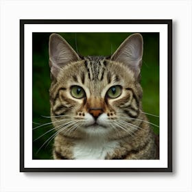 Tabby Cat Art Print