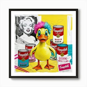 Marilyn Monroe Duck Art Print