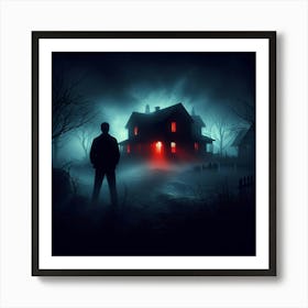 Haunted House 15 Art Print