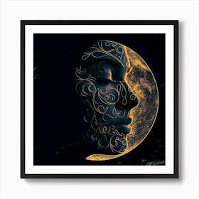 Lunar Astro - Eclipse Time Art Print