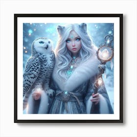 The Wizard Lady Art Print