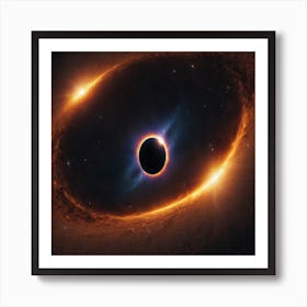 black hole Art Print