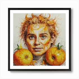 Oranges 1 Art Print