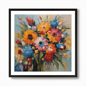 Flowers In A Vase 2 Art Print