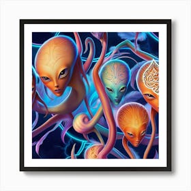 Aliens Art Print