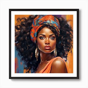 Afro Girl 54 Art Print