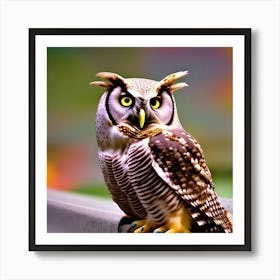 Owl 10 Art Print