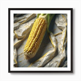 Sweetcorn As A Frame Perfect Composition Beautiful Detailed Intricate Insanely Detailed Octane Ren (1) Art Print