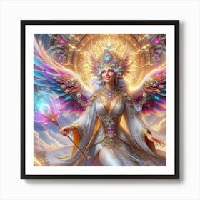 Angel Of The Sky 2 Art Print