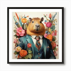 Guinea Pig art print Art Print