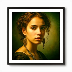 Does anyone you know look like this beautiful woman Art Print