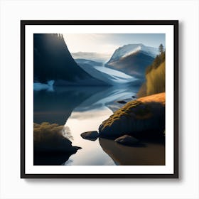 Swedish Landscape Art Print