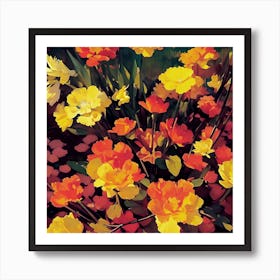 Marigolds Art Print