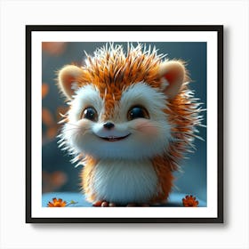 Cute Hedgehog Art Print