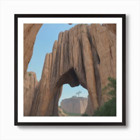 Arch In The Desert Art Print