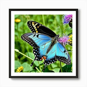 Butterflies Insect Lepidoptera Wings Antenna Colorful Flutter Nectar Pollen Metamorphosis (11) Art Print