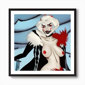 Cruella Deville Art Print