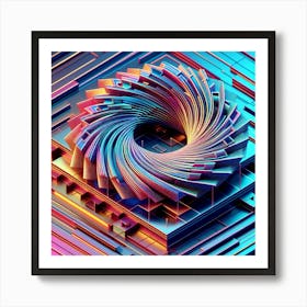 Abstract Fractal Art Art Print