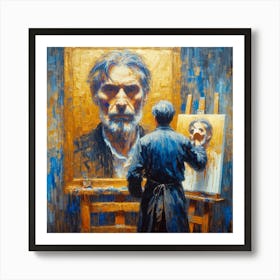 Portrait Of A Man Art Print