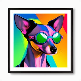 Bug Eye Chihuahua Art Print