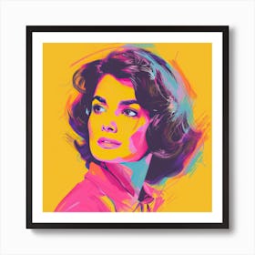 Jackie Pop Art 2 Art Print