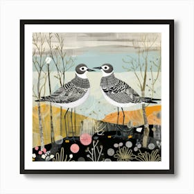 Bird In Nature Grey Plover 1 Art Print