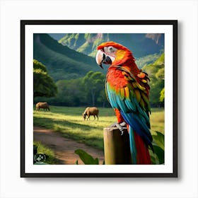 Parrot Art Print