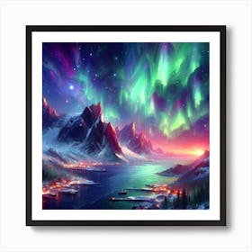 Aurora S Symphony 8 Art Print