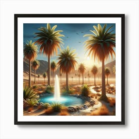 Beautiful Oasis 1 Art Print