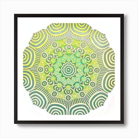 Mandala Own Circle Art Print