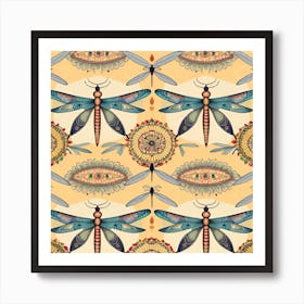 Dragonflies 2 Art Print