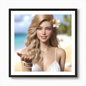 Sexy Blonde 1 Art Print