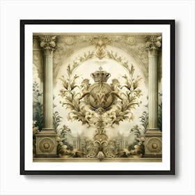 Ornate Wall Mural Art Print