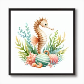 Seahorse 5 Art Print